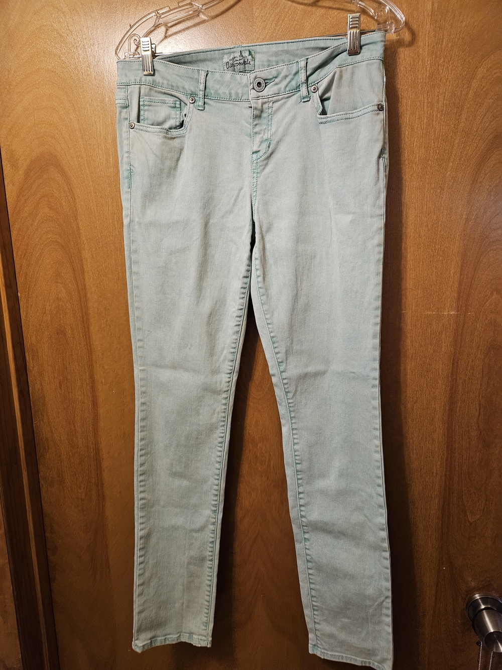 Aeropostale Mint Green Skinny Jeans